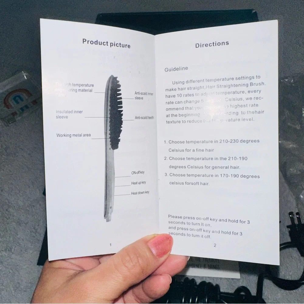 LVL Hair Straightener Brush